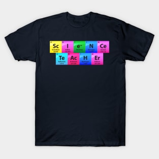 Science Teacher Periodic Table Of Elements T-Shirt